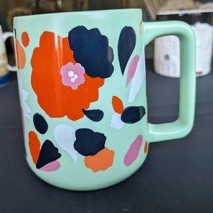 Starbucks Fall Reds And Orange 2020 Coffee Cup Mint Green 14oz Unusual Shape